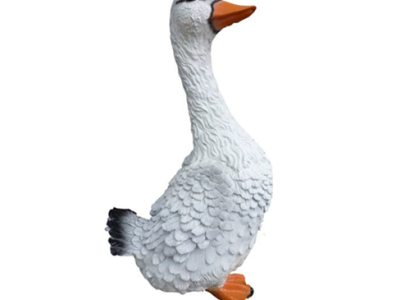 Decorative figure swan bird garden figures sculpture statues sculptures 65cm new