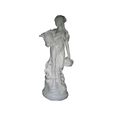 Woman with basket decorative figure statue sculpture 64 cm figures statues sculptures R34
