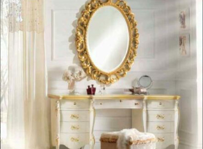 Dressing table Mirror Stool Set Complete Chest of drawers Bedroom new 3pcs. Console