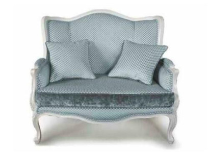 Couch Textile Fabric Sofa Noble Design Designer 2 Seater Furniture Classic Furniture
