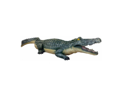 Decorative Statue Garden Figures Statues 50cm Crocodile Figure Plastic new Animal