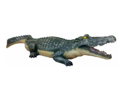 Decorative Statue Garden Figures Statues 50cm Crocodile Figure Plastic new Animal