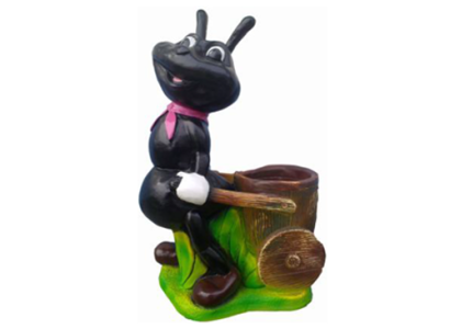 Garden Ant Garden Decoration Figures Statues Figure Hand Painted New 48 cm