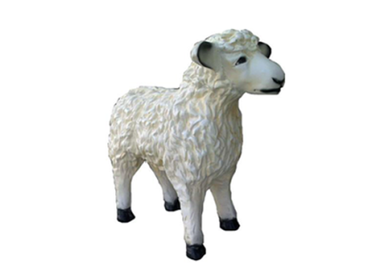 Decorative Statue Garden Figures Statues 50cm Schaff Figure Plastic new Animal