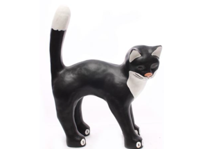 Cats 40cm Figure Statue Garden Decoration Sculpture Decorative Sculptures