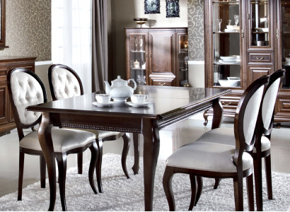 Dining table Furniture Dining room Tables 130x100 Brown Table Wooden Table Wood