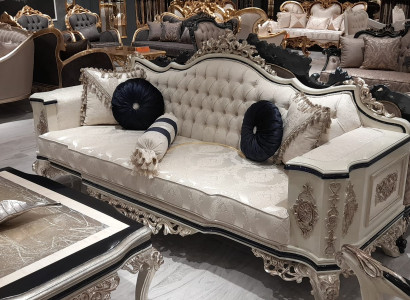 Chesterfield Sofa Couch 3 Seater Couches Upholstery Furniture Three Seater White new