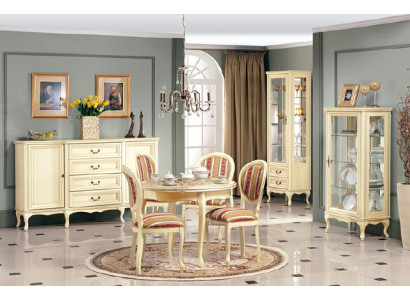 Classic s Dining room Chest of drawers Table Chairs Display case König Chippendale Wersal1