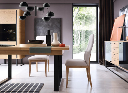 High quality Living room Furniture Set Display case + Dining table + Sideboard Chest of drawers