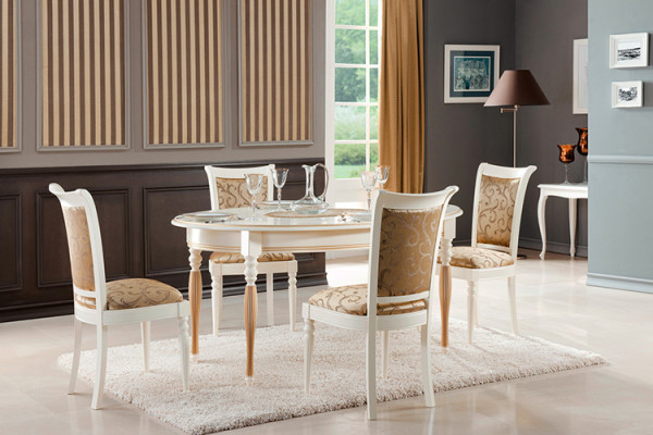 Dining room Chair Set Dining set Table Solid Wood Real wood 4 Chairs with Table new
