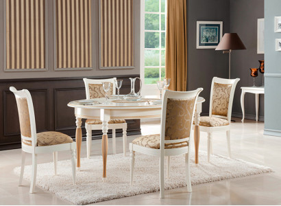 Dining room Chair Set Dining set Table Solid Wood Real wood 4 Chairs with Table new