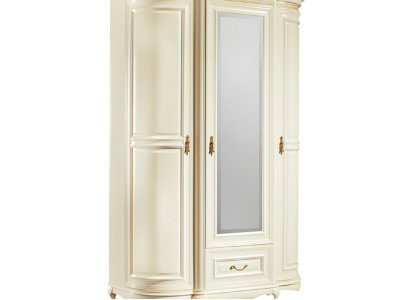 Classic Cabinets Wardrobe wall unit Wardrobe with Mirror VSchrank-3D-G