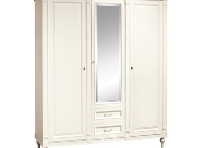 Classic r Wardrobe Wardrobe Solid Country House Large Mirror Cabinet FL-D3