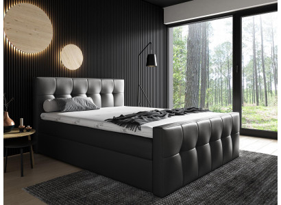 Boxspring Bed Bedroom Beds 200x200 Upholstered bed Design Double Hotel Furniture