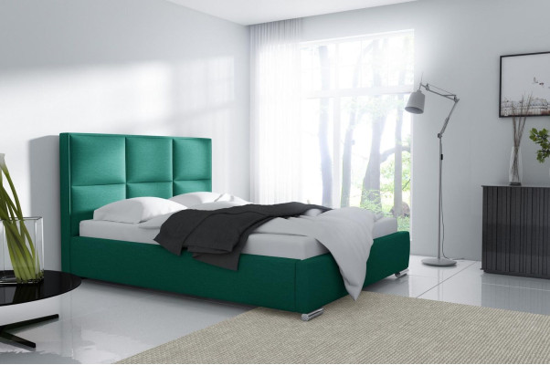 Bed Bed Frame Green Double Hotel Bedroom Beds Furniture Furnishings Design