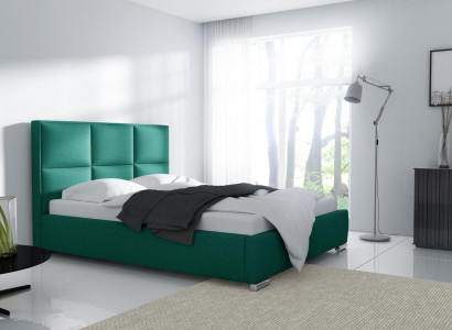 Bed Bed Frame Green Double Hotel Bedroom Beds Furniture Furnishings Design