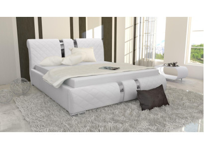 Bed frame with box bed bed frame white beds 180cm double bed marriage bed new