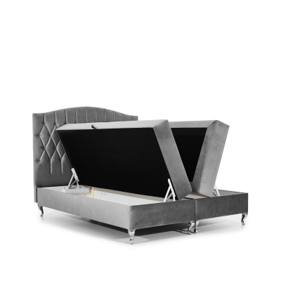 Double bed Marriage bed Bed frame Bed Upholstered bed Beds Box spring bed Polyester