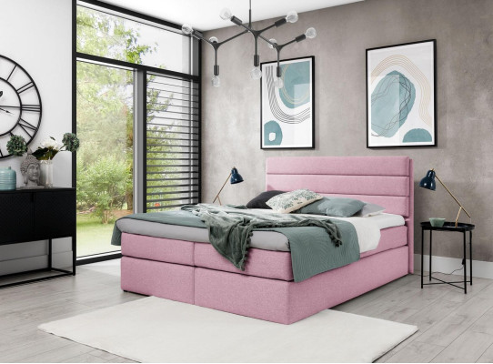 White Bed Box Spring Bed 180x200 Bedroom Design Double Hotel Modern Furniture