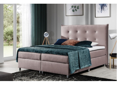 Bed box spring bed Double bed marriage bed Polyester Fabric Bed frame 180x200 Furniture