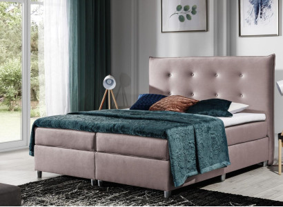 Bed box spring bed Double bed marriage bed Polyester Fabric Bed frame 180x200 Furniture