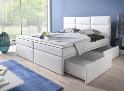 Boxspring Beds Bed Upholstery Imitation leather Designer Hotel Double Luxury Design new