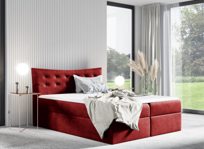 Bed bed base box spring bed Bedroom Upholstery Design Double Hotel 180x200
