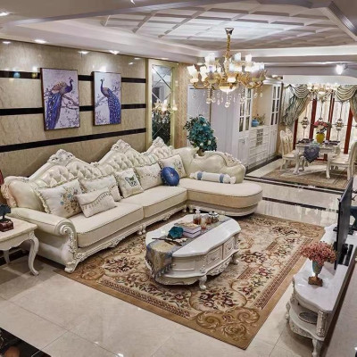 Corner sofa L-shape Sofa Living landscape Living room Corner suite Chesterfield