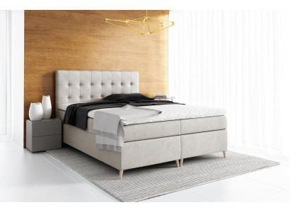 Upholstered bed Bed Box Spring Bed Design Double Hotel Modern Beds Bedroom