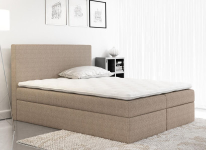 Box Spring Bed Textile Design Double Hotel Modern Bed Bedroom Beds Fabric