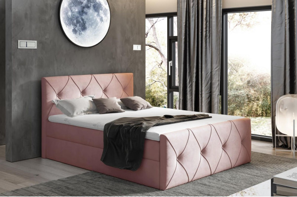 bed base Bed Bedroom Beds Box spring bed Textile Design Double Hotel new
