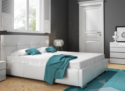Bed Frame Design Double Hotel Modern Bed Bedroom Beds White new
