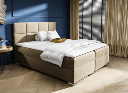 Box spring bed Bedroom Upholstery Design Double Hotel Modern Bed bed base