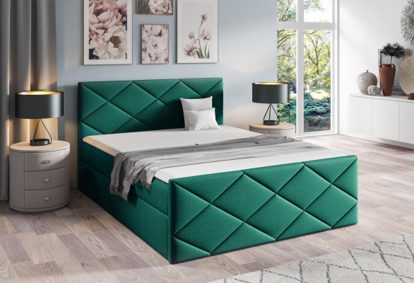 Bed bed base box spring bed 180x200 Bedroom Design Double Modern