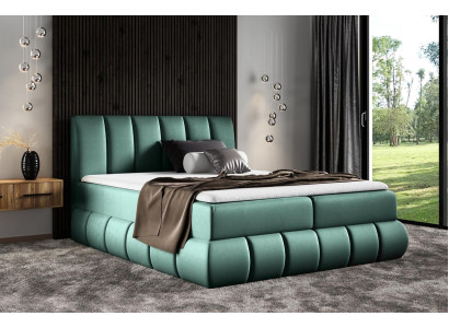 Bed with bed base Marriage bed Beds Box spring bed Double bed Upholstered bed Hotel