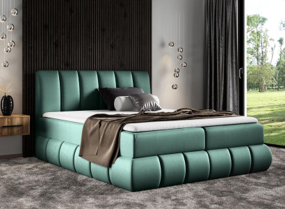 Bed with bed base Marriage bed Beds Box spring bed Double bed Upholstered bed Hotel