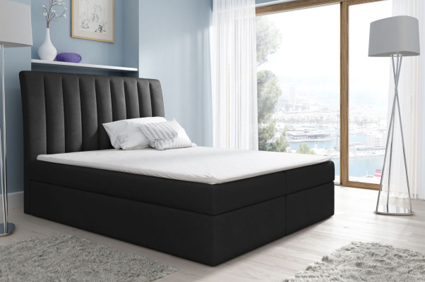 Marriage bed Bed frame Bed Upholstered bed Beds Polyester Box spring bed Double bed