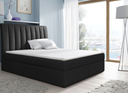 Marriage bed Bed frame Bed Upholstered bed Beds Polyester Box spring bed Double bed