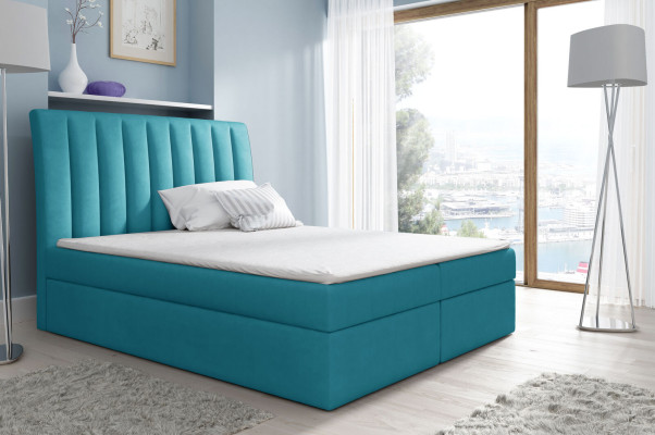 Marriage bed Bed frame Bed Upholstered bed Beds Polyester Box spring bed Double bed