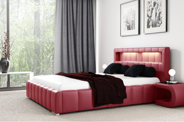 Bed frame Upholstered bed Design Double Hotel Modern Bed Bedroom Beds new