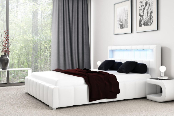 Bed frame Upholstered bed Design Double Hotel Modern Bed Bedroom Beds new