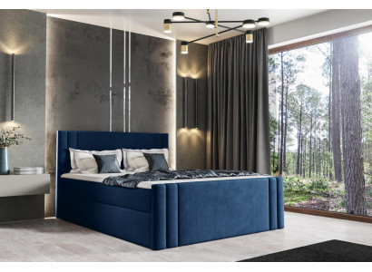 Bed Bedroom Beds Upholstery Design Double Luxury 180x200 Boxspring new