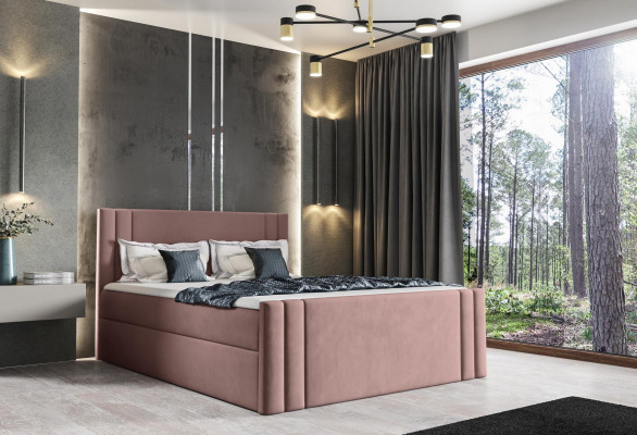 Bed Bedroom Beds Upholstery Design Double Luxury 180x200 Boxspring new