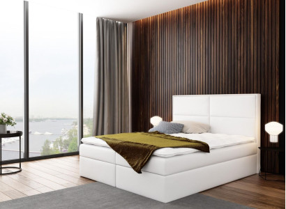 Bed with bed base Upholstered bed Box spring bed design double Hotel Bedroom
