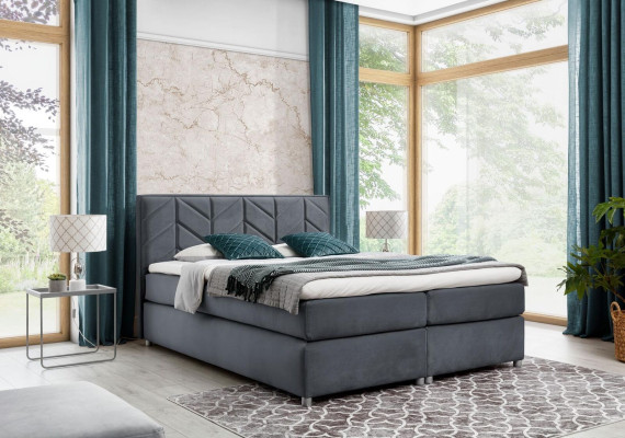 Bed bed base box spring bed Bedroom Upholstery Design Double Hotel Modern