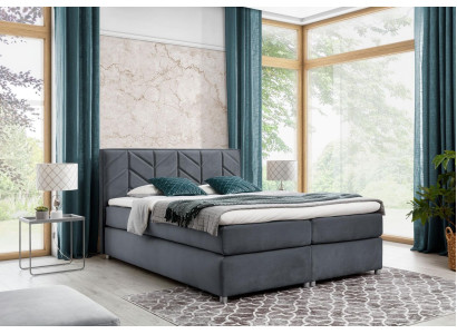 Bed bed base box spring bed Bedroom Upholstery Design Double Hotel Modern