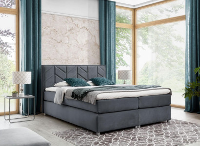 Bed bed base box spring bed Bedroom Upholstery Design Double Hotel Modern