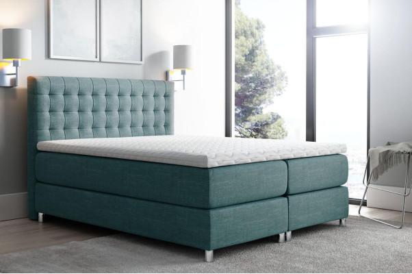 Box spring bed Double bed Marriage bed Bed frame Bed Upholstered bed Beds Polyester