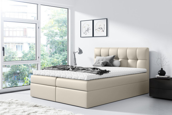 Bed Marriage Bed Box Spring Bed Double bed Modern Blue Bedroom Beds 160x200