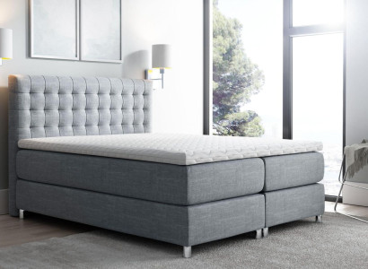 Box spring bed Double bed Marriage bed Bed frame Bed Upholstered bed Beds Polyester